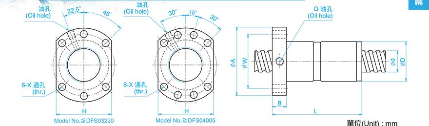 TBI DFS03205-3.8 tbi滚珠丝杆3d模型